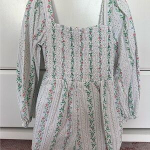 Janie and Jack Smocked Floral Dress